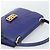 Céline Borsa CELINE Horse Carriage in pelle blu e oro Autentica 194737 D'oro - vista 6