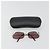 Gafas de sol CHANEL Rimless Metal Red Silver CC Auth BA14258M Plata Roja - vista 17