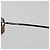 Gafas de sol CHANEL Rimless Metal Red Silver CC Auth BA14258M Plata Roja - vista 9