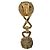 Orecchini Gianni Versace Medusa in metallo color oro Auth BA14710V - vista 13