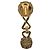Orecchini Gianni Versace Medusa in metallo color oro Auth BA14710V - vista 5