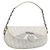 Christian Dior Trotter Canvas Romantic Chain Bag PVC Weiß Silber Authentisch 194899V