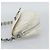 Christian Dior Trotter Canvas Romantic Chain Bag PVC Weiß Silber Authentisch 194899V - Ansicht 4