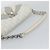 Christian Dior Trotter Canvas Romantic Chain Bag PVC Weiß Silber Authentisch 194899V - Ansicht 7