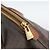 Céline Borsa CELINE Macadam Canvas PVC Pelle Marrone Oro Auth bs36610 D'oro - vue 10