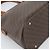 Céline Borsa CELINE Macadam Canvas PVC Pelle Marrone Oro Auth bs36610 D'oro - vue 16