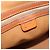 Céline Borsa CELINE Macadam Canvas PVC Pelle Marrone Oro Auth bs36610 D'oro - vue 17