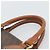 Céline Borsa CELINE Macadam Canvas PVC Pelle Marrone Oro Auth bs36610 D'oro - vue 8