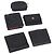 CHANEL Portafoglio Cambon Line in pelle Caviar Black 5 Set CC Auth fm5423 Nero