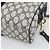 Borsa Boston GUCCI GG Supreme Sherry Line PVC 2way Navy Gold Auth 194672V D'oro Blu navy - vista 12