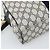 Borsa Boston GUCCI GG Supreme Sherry Line PVC 2way Navy Gold Auth 194672V D'oro Blu navy - vista 13