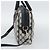Borsa Boston GUCCI GG Supreme Sherry Line PVC 2way Navy Gold Auth 194672V D'oro Blu navy - vista 5