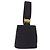 Borsa Salvatore Ferragamo Vala in tela Viola e Oro Autentica 195276 - vista 2