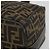 Borsa a Mano FENDI Zucca Canvas Nero Marrone Auth 192526A - vista 16