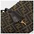 Borsa a Mano FENDI Zucca Canvas Nero Marrone Auth 192526A - vista 8