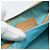 Céline CELINE Macadam Canvas Accessory Pouch Turquoise Blue Silver Auth 194735V Silvery - view 11
