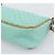 Céline CELINE Macadam Canvas Accessory Pouch Turquoise Blue Silver Auth 194735V Silvery - view 15
