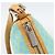 Céline CELINE Macadam Canvas Accessory Pouch Turquoise Blue Silver Auth 194735V Silvery - view 17