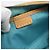 Céline CELINE Macadam Canvas Accessory Pouch Turquoise Blue Silver Auth 194735V Silvery - view 18