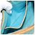 Céline CELINE Macadam Canvas Accessory Pouch Turquoise Blue Silver Auth 194735V Silvery - view 21