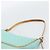 Céline CELINE Macadam Canvas Accessory Pouch Turquoise Blue Silver Auth 194735V Silvery - view 8