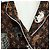 Camicia a maniche lunghe LOUIS VUITTON Catgram Seta 40 Marrone LV Auth ar14094 - vista 6