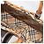 Borsa a mano BURBERRY in rattan marrone argento Auth 193369A - vista 12