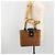 Borsa a mano BURBERRY in rattan marrone argento Auth 193369A - vista 21