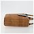 Borsa a mano BURBERRY in rattan marrone argento Auth 193369A - vista 3