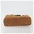 Borsa a mano BURBERRY in rattan marrone argento Auth 193369A - vista 5