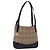 Borsa a Spalla Burberrys Nova Check in Tela Beige Black Auth 194178A Nero