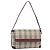 Borsa a mano BURBERRY Nova Check in tela Beige Gold Auth bs36448 D'oro