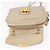 Borsa a Spalla con Catena PRADA in Pelle Beige Oro Auth bs36546 D'oro - vista 10