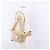 Borsa a Spalla con Catena PRADA in Pelle Beige Oro Auth bs36546 D'oro - vista 27