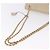 Borsa a Spalla con Catena PRADA in Pelle Beige Oro Auth bs36546 D'oro - vista 7