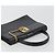 Céline Borsa CELINE in pelle nera e oro Auth 194674A Nero D'oro - vista 6