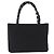 Borsa Salvatore Ferragamo Vala in tela nero e argento autentica gh2305 - vista 3