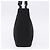 Borsa Salvatore Ferragamo Vala in tela nero e argento autentica gh2305 - vista 5