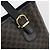 Céline Borsa Tote CELINE Macadam in tela PVC e pelle nera e oro Auth 192542A Nero D'oro - vista 10