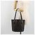 Céline Borsa Tote CELINE Macadam in tela PVC e pelle nera e oro Auth 192542A Nero D'oro - vista 24