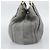 PRADA Handtasche aus Leder Grau Gold Auth 194293V Braun Golden - Ansicht 4
