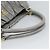 PRADA Handtasche aus Leder Grau Gold Auth 194293V Braun Golden - Ansicht 7