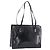 Borsa Tote GUCCI in vernice nera con dettagli argento 001 3264 Auth gh2325 Nero
