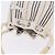 BURBERRY Handtasche Canvas Weiß Silber Auth bs36451 - Ansicht 7