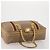 Borsa GUCCI Micro GG Supreme Web Sherry Line in PVC Beige 010 58 1744 65 Auth 187858A D'oro - vista 6