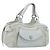 Borsa a mano Salvatore Ferragamo Gancini in scamosciato azzurro chiaro argento Auth BA14181