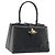 Borsa Vivienne Westwood in pelle nera e oro Auth 195203A Nero D'oro
