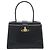 Borsa Vivienne Westwood in pelle nera e oro Auth 195203A Nero D'oro - vista 2