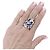 Autre Marque „Serpent“-Ring, Diamant- und Saphir-Pavé. - Ansicht 6