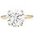 Autre Marque Solitärring, Gelbgold, 3.89 Karat Diamanten